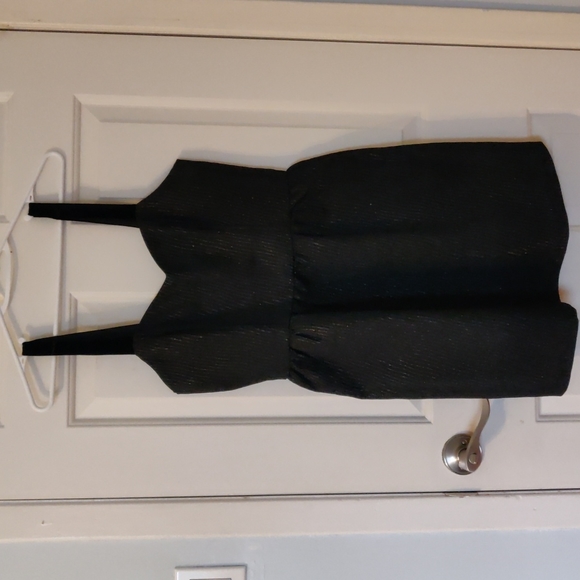Black Strapless Cocktail Party Dress - Picture 1 of 4